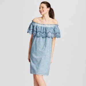 🍂 Knox Rose Oil Wash Off the Shoulder Dress